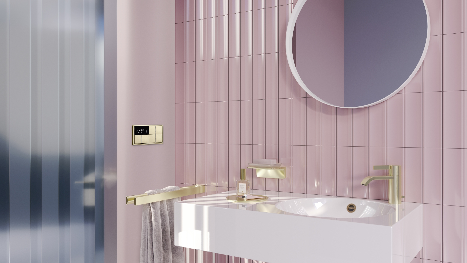 Edle Metall-Oberflächen für Hotels